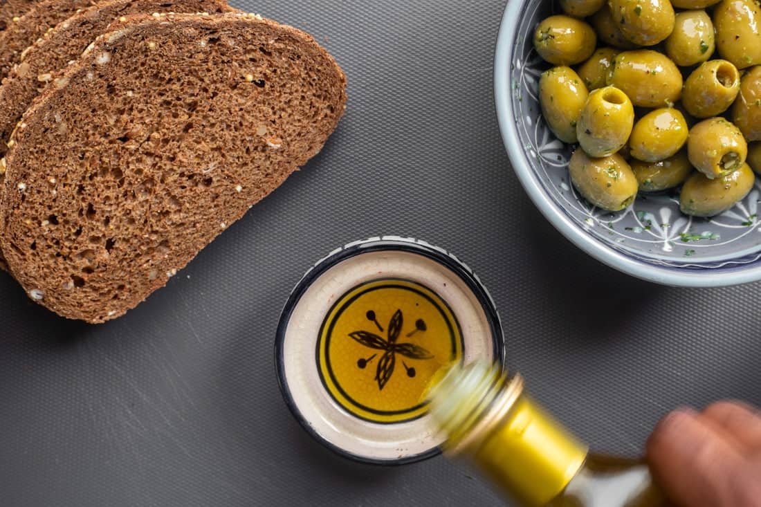Golden-green Brač extra virgin olive oil